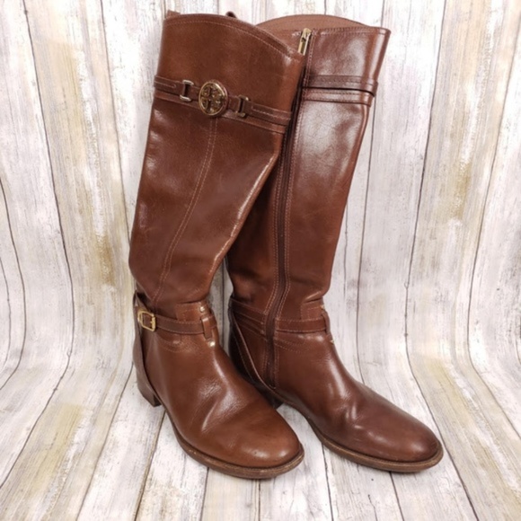 Tory Burch Shoes - Tory Burch Calista Riding Boots Size 9